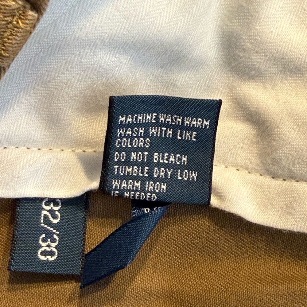 POLO by RALPH LAUREN - Men's Pleated Khaki Pants - Picture 5 of 5